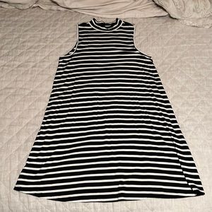 Bongo black and white striped dress
